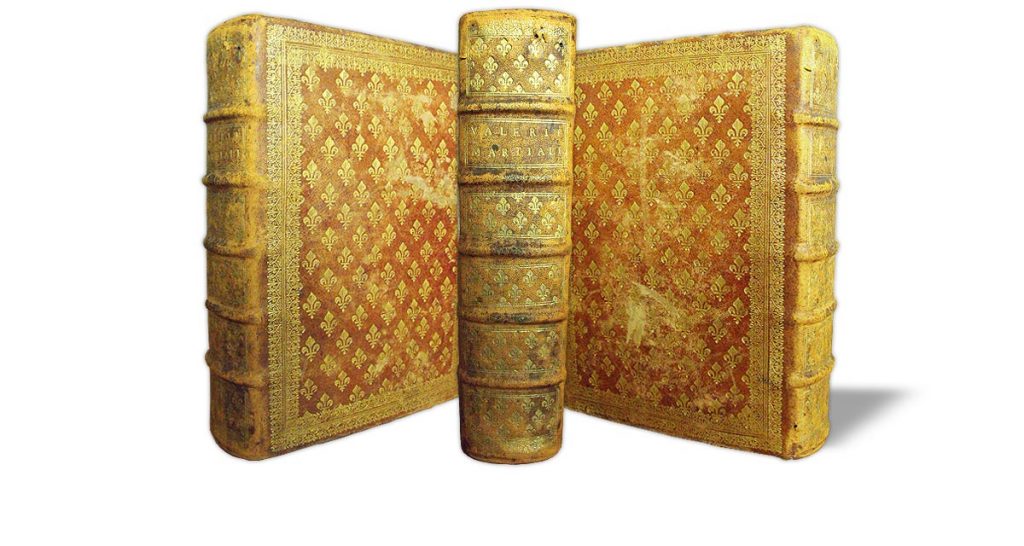 The binding of this 17th century volume was quite worn and rubbed